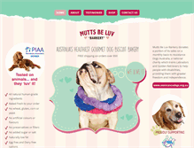 Tablet Screenshot of muttsbeluvbarkery.com.au